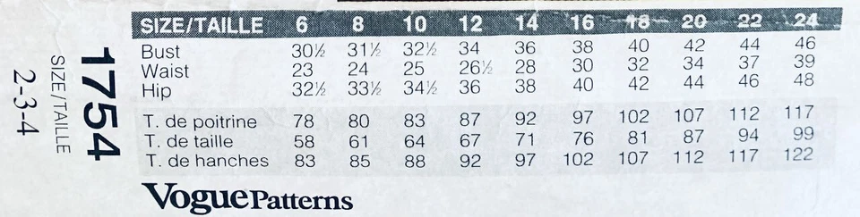 Vogue Pattern 1754 Toddlers & Girls Heirloom Dress | Sizes 2 3 4 + Bonus 5 6 6+ - Image 2 of 4