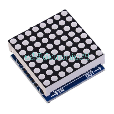 DIY MAX7219 Dot Matrix Module MCU Control Led Display Module kit For Arduino NEW