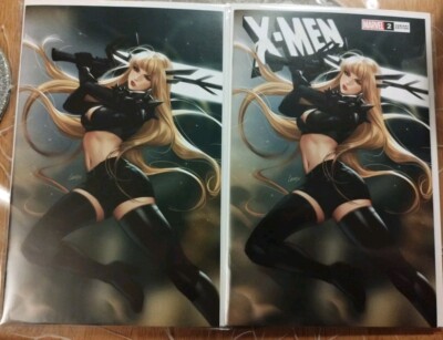 X-MEN #2 LEIRIX EXCLUSIVE MAGIK TRADE DRESS & VIRGIN VARIANT SET   