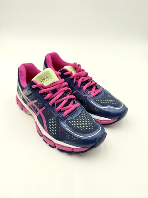Asics Gel Kayano 22 Womens Sz Running Shoes T597N Athletic Pink Purple  Sneak