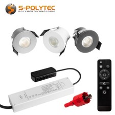 LED MINI Spot Einbaustrahler dimmbar Carport Terrassenbeleuchtung IP65, 3W