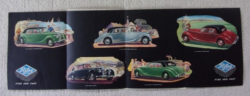 RILEY RM SERIES 1 1/2 2 1/2 LITRE SALOON orig 1950-1952 UK Mkt Sales Brochure - Picture 6 of 10