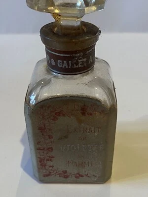 Magnifique flacon de parfum extrait de violette de Parme de Roger & Gallet - Photo 1/4