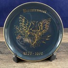 Bicentennial Collector Plate Eagle Shield Gold Walter Seibold Willow Grove PA — photo 1