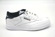 REEBOK CLUB C 85 JUNIOR TENNIS SHOE FX2788 WHITE/VECNAV/WHITE