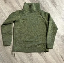 The American Outdoorsman Deep Lichen Green Mock Pullover Sweater Size S