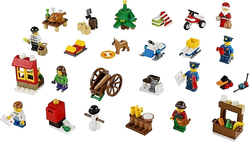 Lego City Town 60063 ADVENT CALENDAR 2014 New Sealed - Image 3 of 4