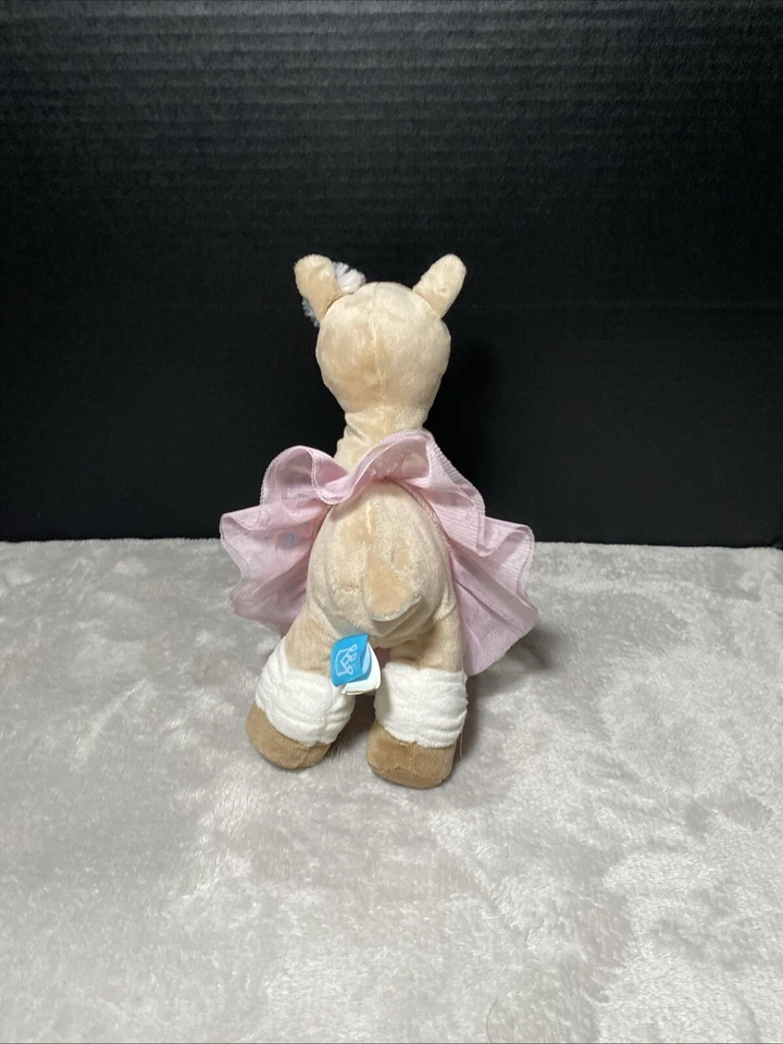 Juguete Manhattan Ballet Ciervo Peluche Rosa Tutú 337670GM Bolsa de Frijoles Relleno Mascota Lovey 8" Foto 3 de 4