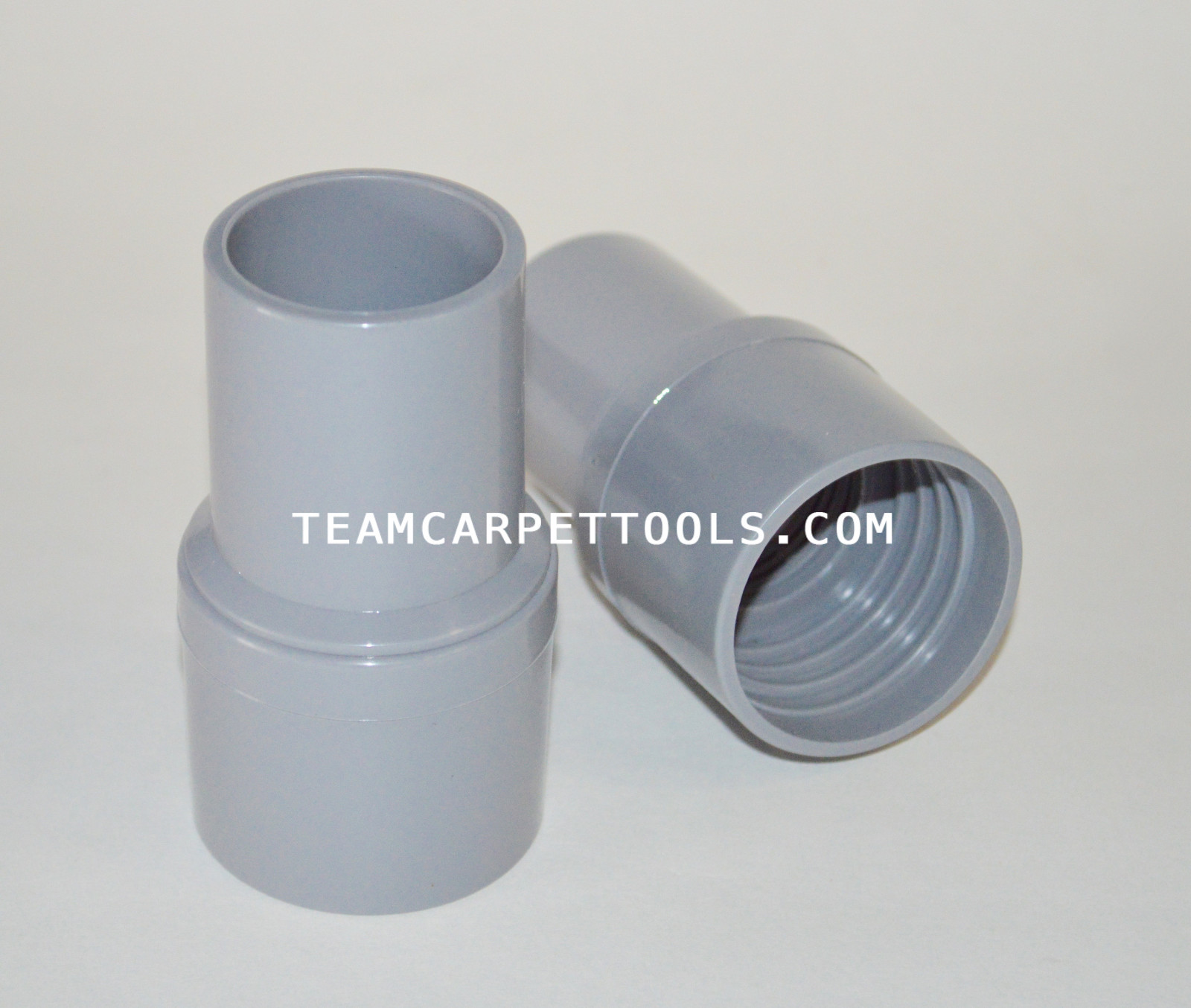 Carpet Cleaning Vacuum Hose SWIVEL Cuffs / Connectors 1.5 inches Grey