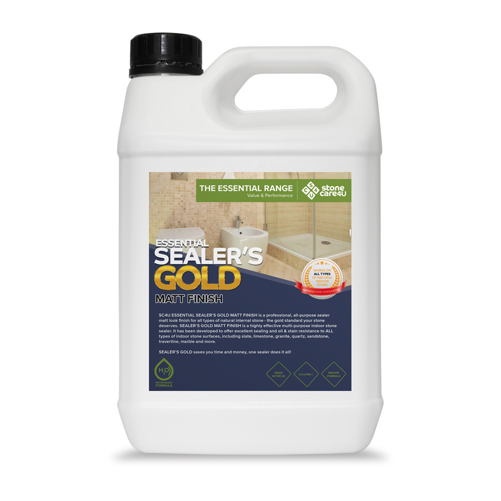 Stonecare4u Essential Gold Matt Finish Stone Sealer 2.5L - Image 2