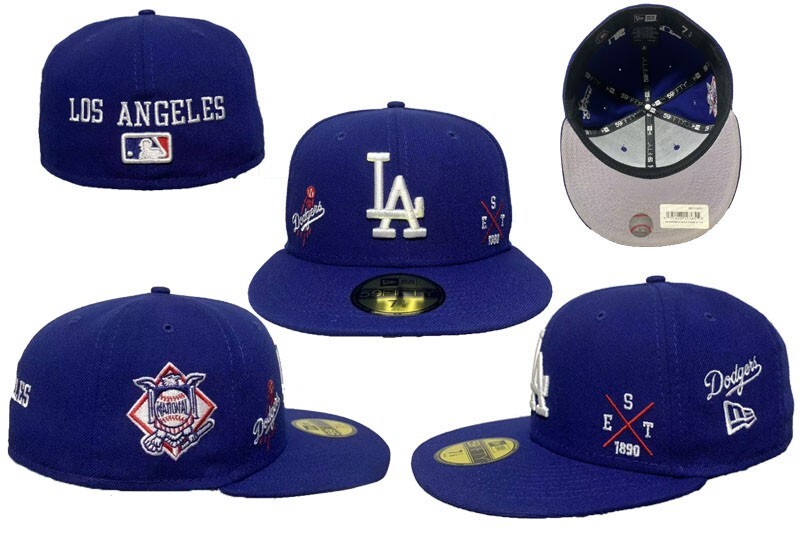 Los Angeles Dodgers Royal Blue 59FIFTY Fitted Cap by New Era
