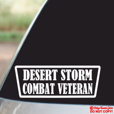 Gulf War AIR FORCE Decal - VETERAN - United States Military