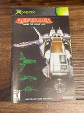 Defender Saving the Human Race XBOX Instruction Manual Only