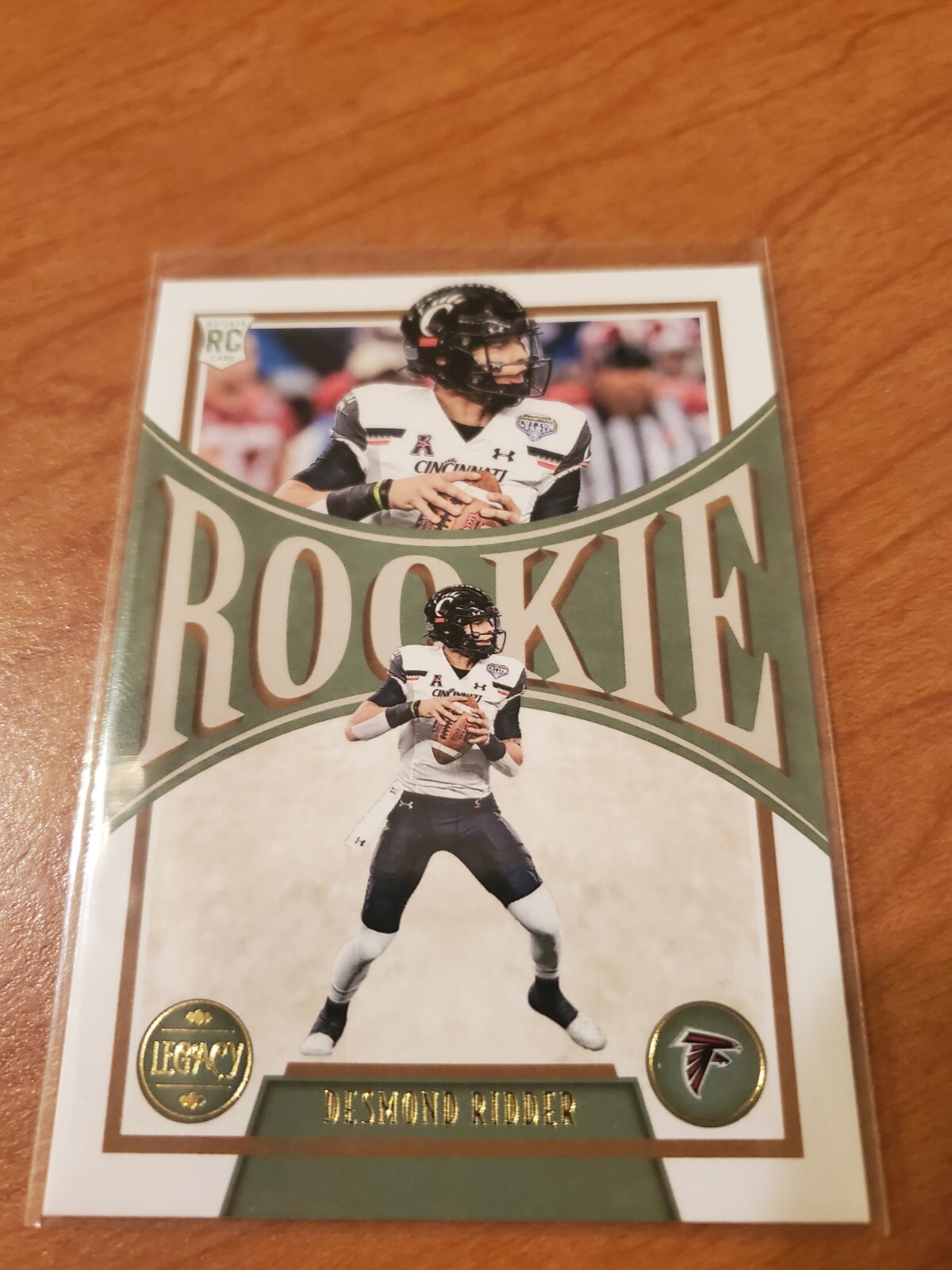 Desmond Ridder 2022 Legacy Rookie Card #144 Atlanta Falcons (DS)