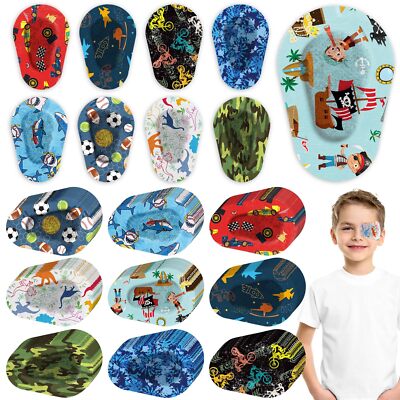 90 Pcs Kids Eye Patches Adhesive Toddler Eye Patch for Boys Lazy Eye Patches
