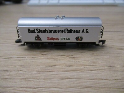 Märklin mini-club 8646 Bad.Staatsbrauerei Rothaus AG Bierwagen guter Zustand 
