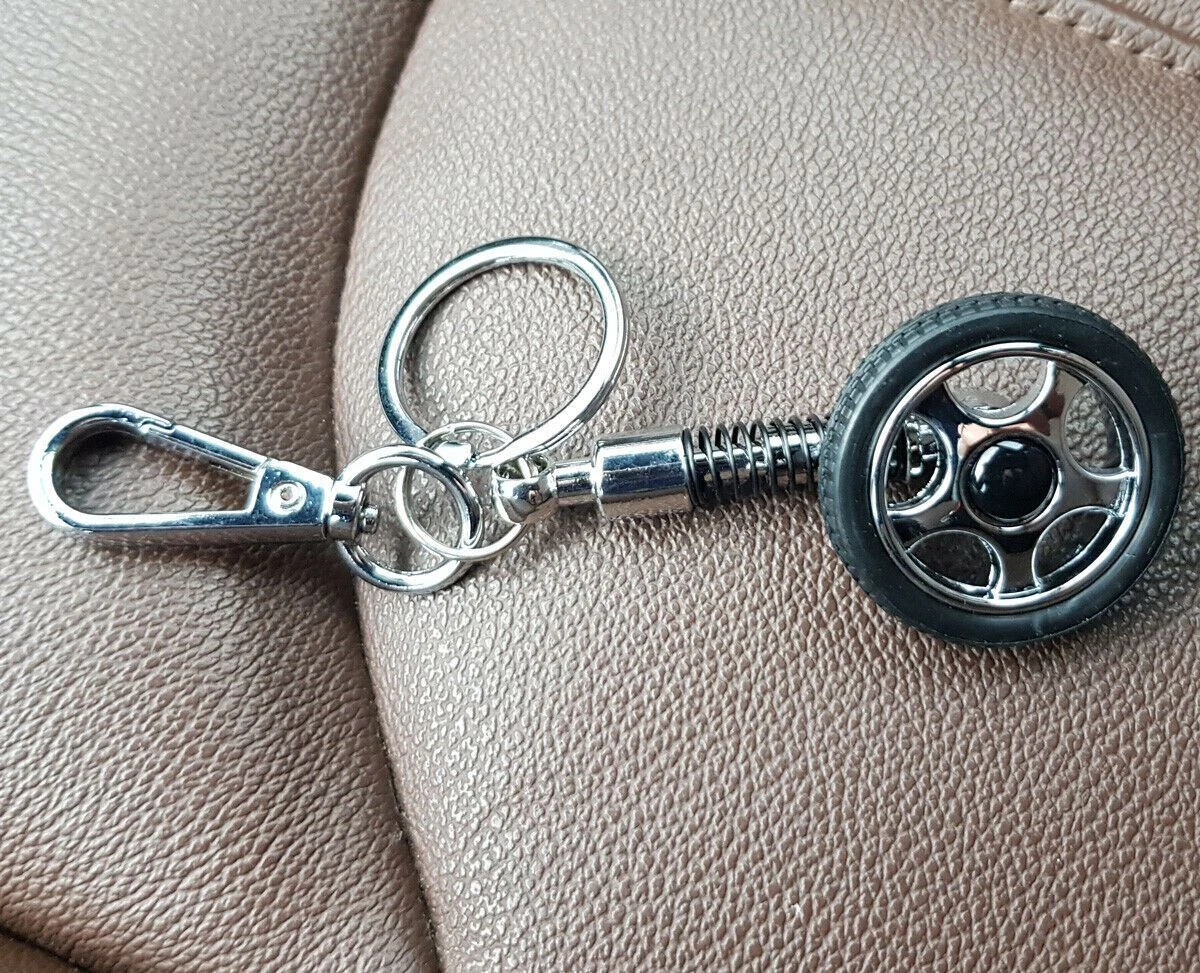 Porte-clés Subaru Imprimé Road Runner - Acier Et Simili Cuir, Boîte Cadeau
