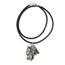 Presa Canario, Dogo Canario, Canary Mastiff I - Necklace with dog, silver-plated