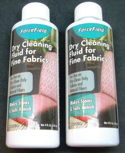 FORCEFIELD BEST DRY CLEANING FLUID FOR FINE FABRICS, 4oz.FREE FAST