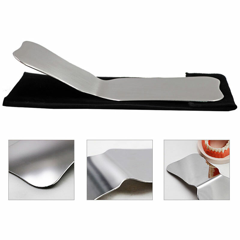 Lot De 4 Miroirs Dentaires En Acier Inoxydable - Pour Orthodontie Ou Photographie Orale - Neuf