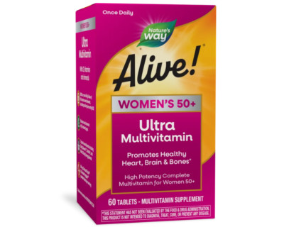 Nature S Way Alive! Women S 50+ Ultra Potency Complete Multivitamin, High Potenc