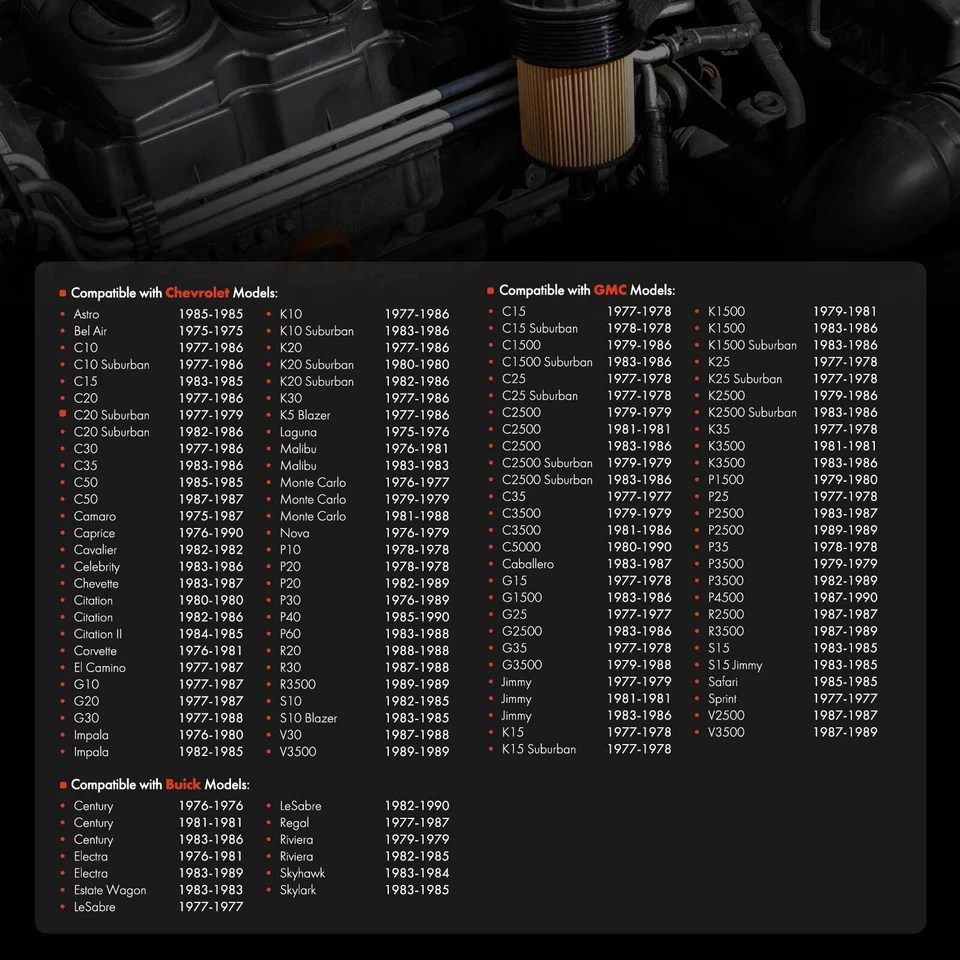 Fuel Filter for GMC Safari Buick Regal Jeep Cadillac Oldsmobile Pontiac Checker - Image 2 of 4