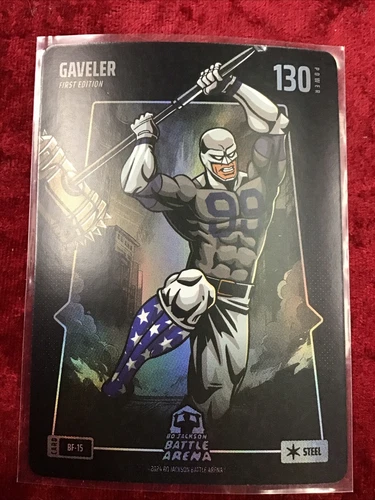 BO JACKSON BATTLE ARENA ~ #BF-15 ~ STEEL ~ GAVELER ~ (AARON JUDGE)