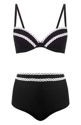 Antigel SWIM Bikini Top Push-UP Bügel-BH SET Gr. 80A UK 36A + Mieder Hose M