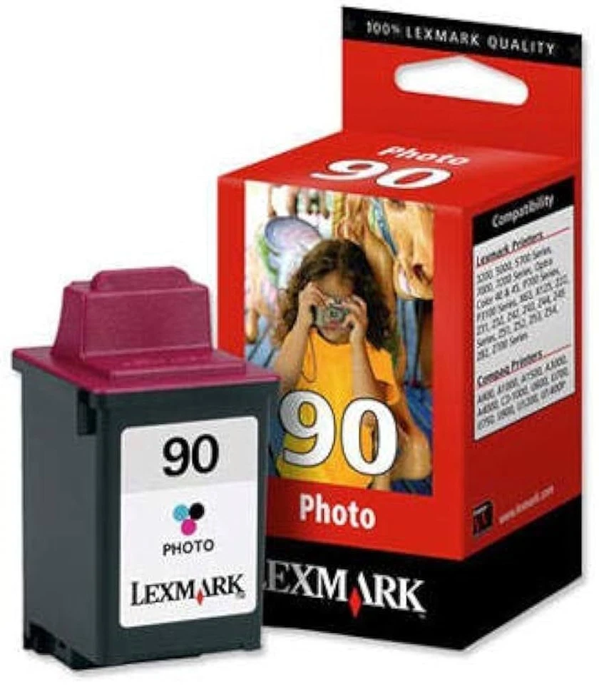 Lexmark 90 Photo cartouche d'encre authentique (TVA incluse) - Photo 1/1