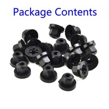 20x Plastic Nut With Ring For BMW E36 E39 E46 E60 E61 E65 E90 E91 X3 Parts New