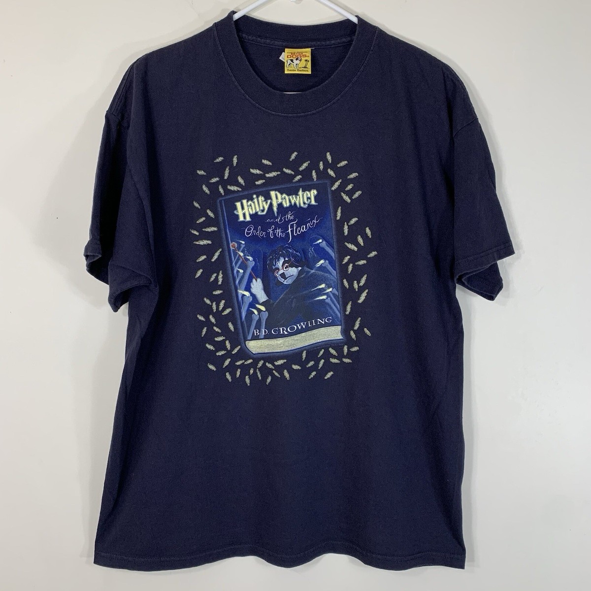 BIG DOGS ビッグドッグス Tシャツ ハリーポッター 犬 パロディ 白 BIG DOGS ビッグドッグス Tシャツ ハリーポッター 犬 パロディ