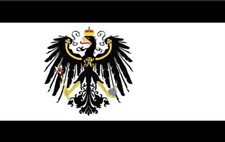 PRUSSIA FLAG 1701-1918 3x5 NEW Super-Polyester w/ CANVAS HEADER & GROMMETS