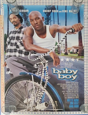 Poster 2001 BABY BOY Original movie Tyrese Gibson, Omar Gooding, Snoop Dogg