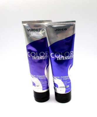 Lot/2 Joico Vero K Pak Color Intensity Semi Permanent Light Purple ~ 4 oz x 2