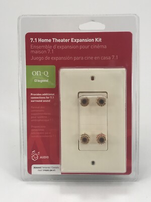 Legrand On-Q 7.1 Home Theater Expansion Kit  # F9005-DM-V1 Almond  NEW