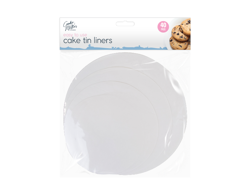 Non-Stick Greaseproof Paper Cake Tin Liners - Round & Loaf Pan Liners (Pack Of 40/50) By EasyBake 4 thumbnail image