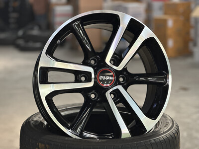 Genuine Used 17x7J inch ISUZU DMAX (4 Wheel) 6x139.7 GLOSS BLACK