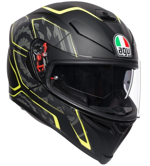 Casco Agv K-5 S Tornado Matt Black Yellow Integrale Moto Taglia MS Max  Pinlock | Acquisti Online su eBay
