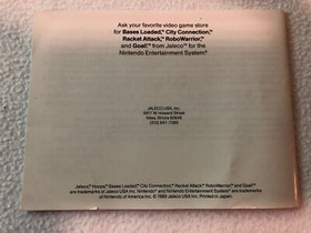 Hoops Basketball Instruction Manual Booklet Only NES Nintendo