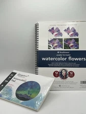 25-151 200 Learning Series Watercolor Basics Pad White, 9-X-12-Inch