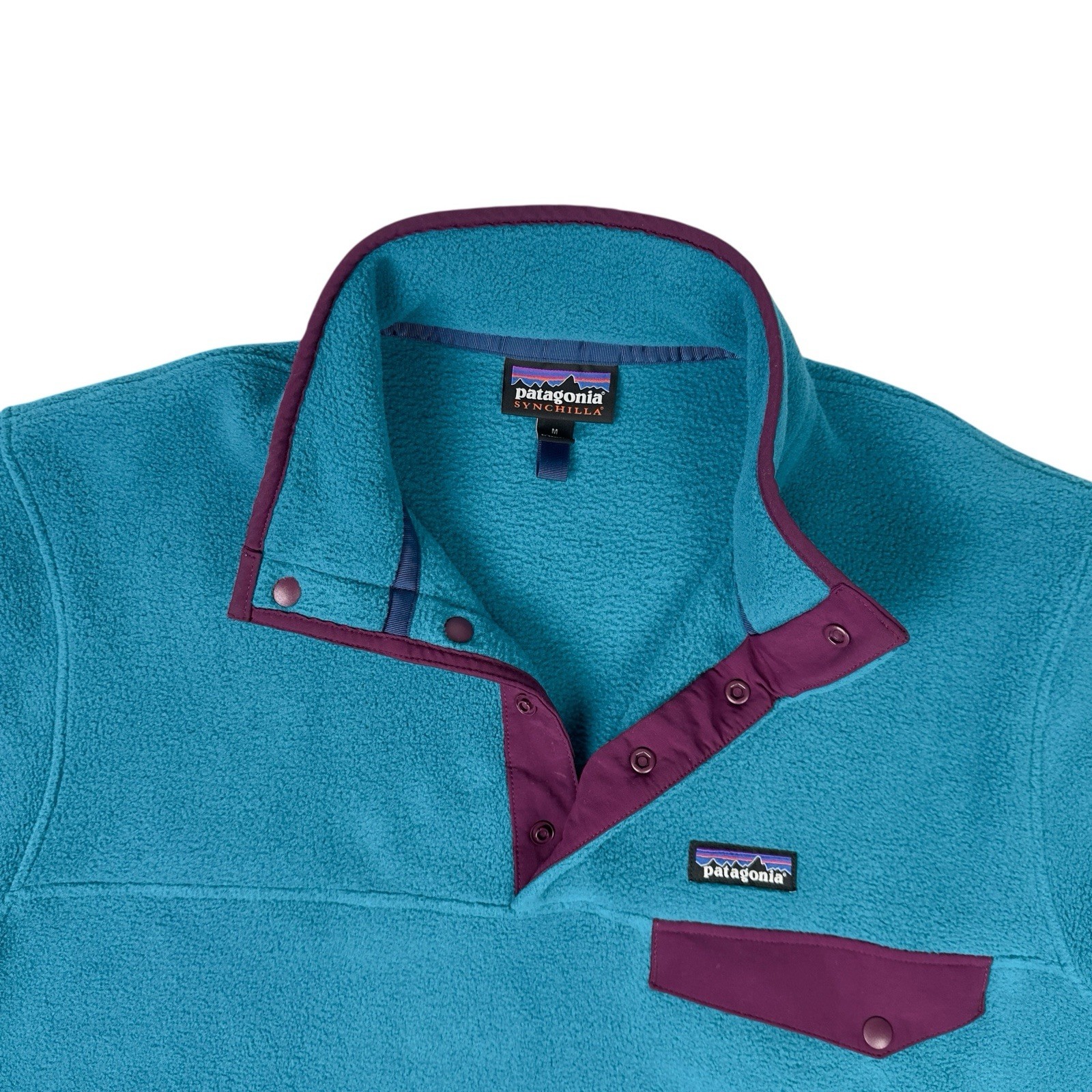 Patagonia Mens Synchilla Snap-T Fleece Pullover Size Medium Lightweight thumbnail 2