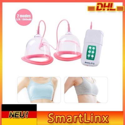 Pink USB Bear Electric Breast Enhancement Instrument AB Cup Plastic Silicone