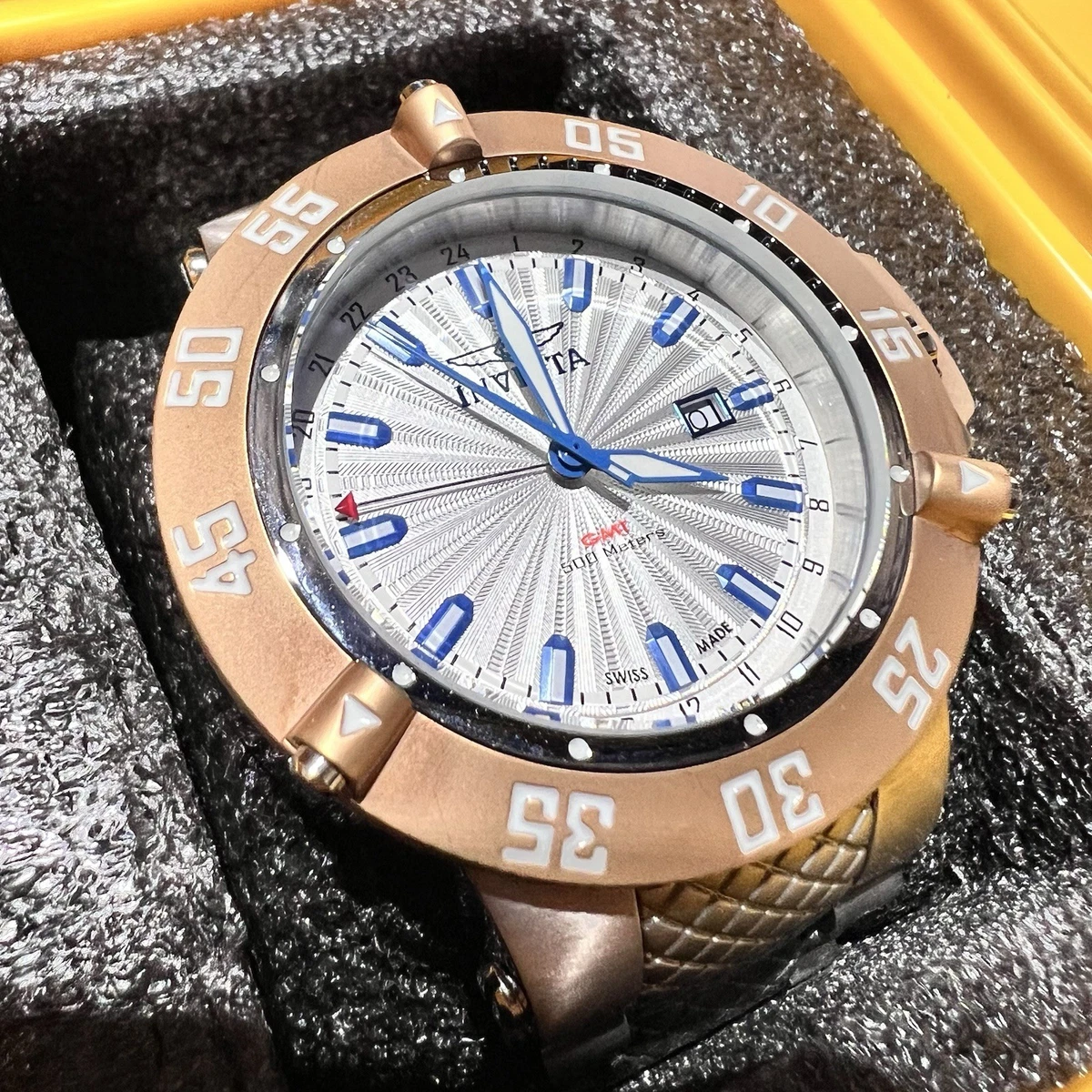 Las mejores ofertas en Caja de plata para hombre Invicta Subaqua 