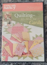 Sewing With Nancy Quilting It's All In The Cards 2005 DVD W/Terry Atkinson