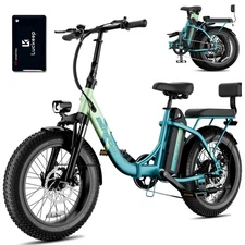 Luckeep Gary Electric Bike 1200W Peak Power Featuring 2 Seater Foldable Style