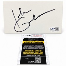 John Goodman Signed Rare FULL NAME Early Autograph Cut Board JSA COA