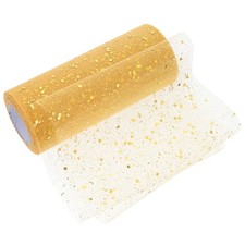 1 Roll Shiny Mesh Roll Sequin Tulle Roll Glitter Gauze Roll Decorative Tulle DIY