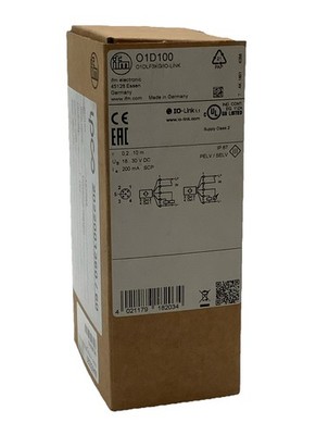 IFM O1D100 PhotoElectric Laser Distance Sensor Up To 10m Protection Class III