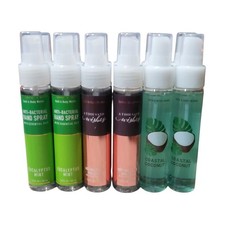 4 HAND SANITIZER SPRAY 1.9 OZ. BY BATH AND BODY WORKS CHOOSE 4 FOR 20