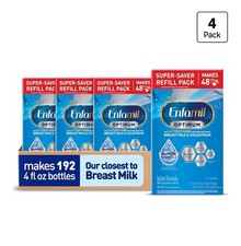 Enfamil Enspire Optimum Baby Formula Powder Refill Box - 30oz 4 Pack Exp 12/26